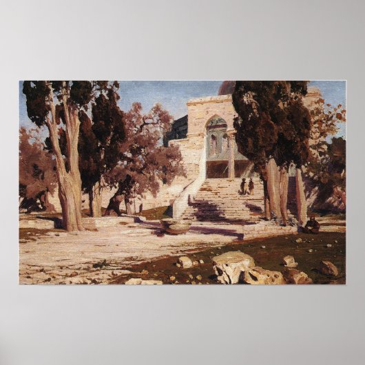 Polenov - De moskee van Omar, Haram Al Sherif Poster (Voorkant)