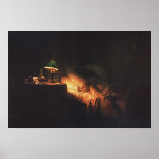 Polenov - Krank meisje Poster (Voorkant)