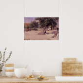 Polenov - olijfbomen in Palestina Poster (Keuken)