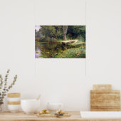 Polenov - Overwoekerde vijver Poster (Keuken)