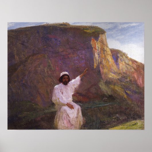 Polenov - Palestina , Sermon op de berg Poster (Voorkant)