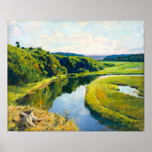 Polenov - rivier Klyazma Poster