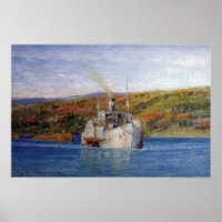 Polenov - Steamer Vladimir werd een sleepboot