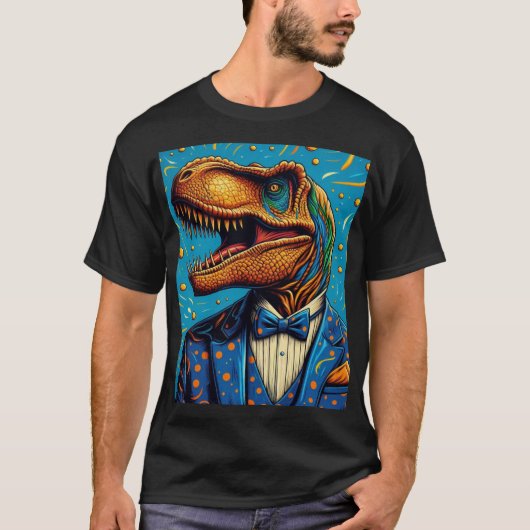 Polera Retrato  Dinosaurio T-shirt (Voorkant)