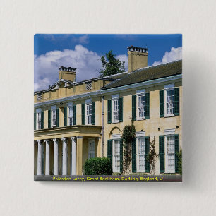 Polesden Lacey, Great Bookham, Dorking, Engeland, Vierkante Button 5,1 Cm