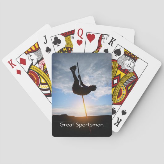 Polestok Sport personaliseren Pokerkaarten (Achterkant)