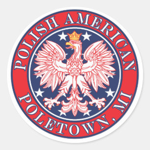 Poletown Michigan Pools Ronde Sticker