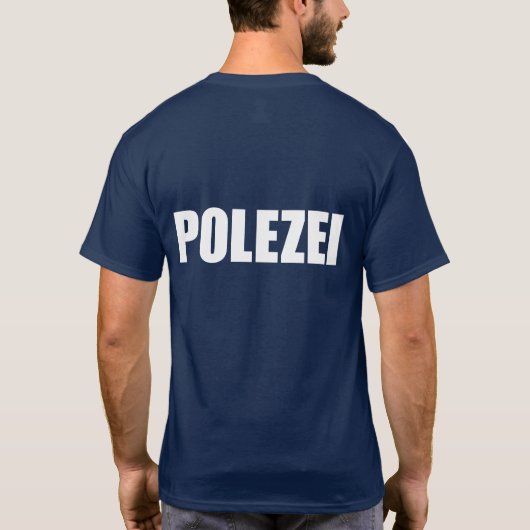 Polezei T-shirt (Achterkant)