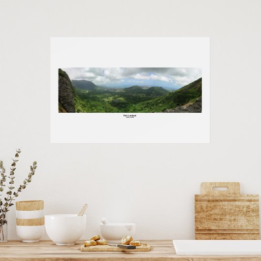 Poli Lookout, Hawaii Poster (Keuken)