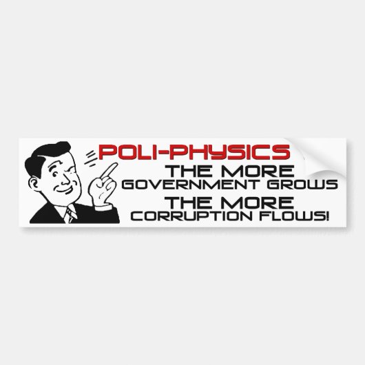 Poli-Physics 101 Bumpersticker (Voorkant)