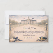 Police Academy Badge Ceremony Graduation Bedankkaart (Voorkant)