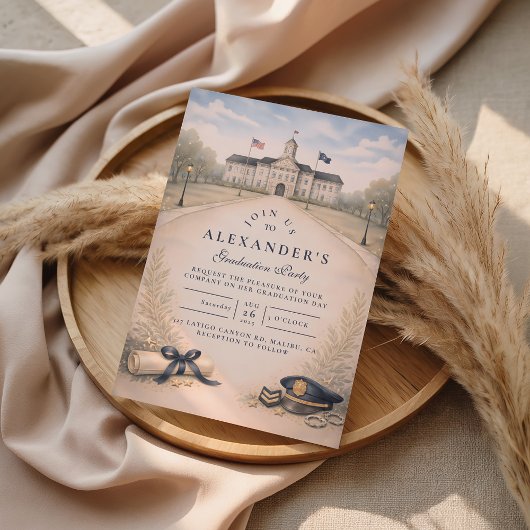 Police Academy Badge Ceremony Graduation Kaart