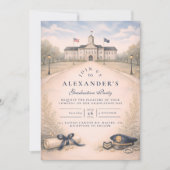 Police Academy Badge Ceremony Graduation Kaart (Voorkant)