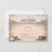 Police Academy Badge Ceremony Graduation RSVP Kaartje (Voorkant)