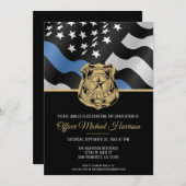 Police Academy Graduation Law Enforcement Flag Kaart (Voorkant / Achterkant)