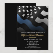 Police Academy Graduation Law Enforcement Officer Kaart (Voorkant / Achterkant)