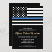 Police Academy Graduation Law Enforcement Officer Kaart (Voorkant / Achterkant)