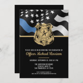 Police Academy Graduation Law Enforcement Officer Kaart (Voorkant / Achterkant)