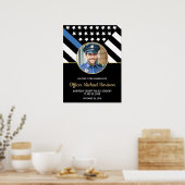 Police Academy Graduation Party Photo Welcome Poster (Keuken)