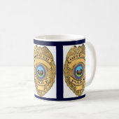 POLICE BADGE COFFEE MOK (Voorkant rechts)