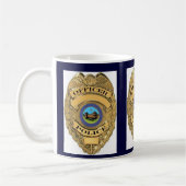 POLICE BADGE COFFEE MOK (Links)