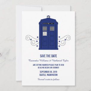 Police Box Save the Date Uitnodiging v3