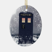 Police Call Box Keramisch Ornament (Rechts)