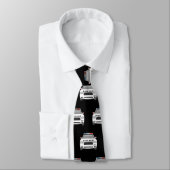 Police Car 911 Men's Tie Stropdas (Gebonden)
