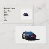 Police Car Visitekaartje (Voorkant / Achterkant)