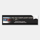 POLICE COMPLAINT CENTER BUMPERSTICKER (Voorkant)