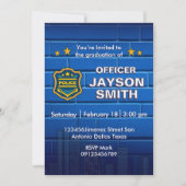 Police Graduation Party Kaart (Voorkant)