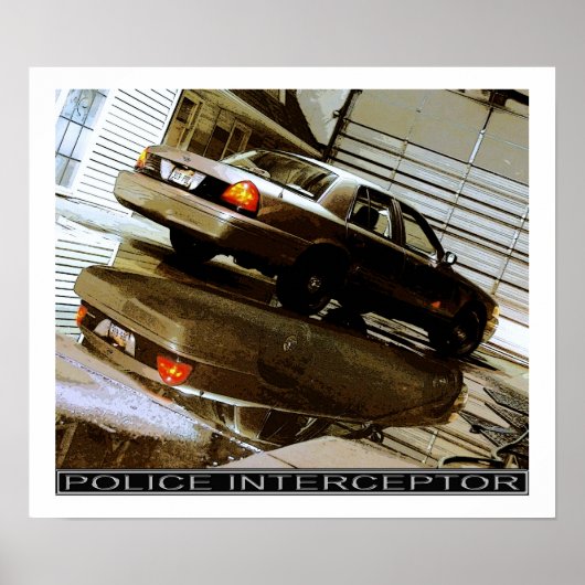 POLICE INTERCEPTOR POSTER (Voorkant)