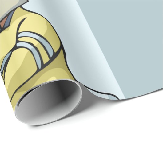 Police Motorcycle Officer Law Enforcement Cadeaupapier (Rol Hoek)