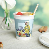 Police Motorcycle Officer Law Enforcement Papieren Bekers