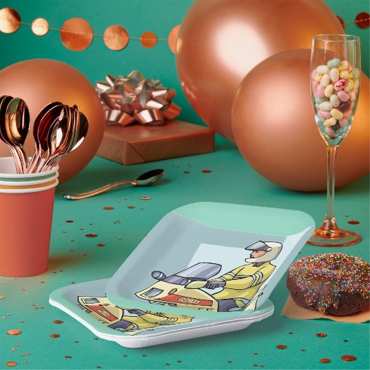 Police Motorcycle Officer Law Enforcement Papieren Bordje