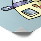 Police Motorcycle Officer Law Enforcement Poster (Hoek)