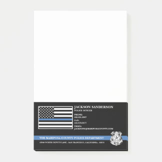 Police Officer Department Law Enforcement Logo Post-it® Notes