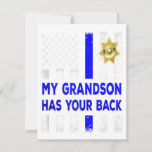 Police Officer Grandouders My Grandson Has Gift Kaart<br><div class="desc">Police Officer Grandouders My Grandson Has Gift</div>