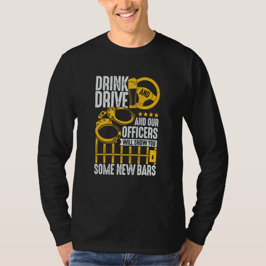 Police Officer Inspector for a Sheriff T-shirt (Voorkant)