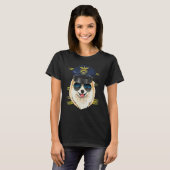 Police Officer Pomeranian Cop Crime Scene K9 Pom D T-shirt (Voorkant volledig)