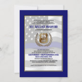 Police Officer Retirement Party Invitations Kaart (Voorkant)