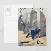 Police! Police! Songboek Hoesje, c.1865 Briefkaart (Voorkant / Achterkant)