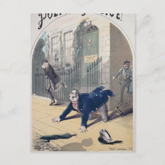 Police! Police! Songboek Hoesje, c.1865 Briefkaart (Voorkant)