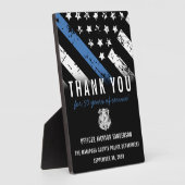 Police Retirement Appreciation Law Enforcement Fotoplaat (Zijkant)