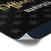 Police Retirement Blue Line Flag Photo Welcome Poster (Hoek)