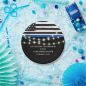 Police Retirement Party Papieren Bordje (Feest)