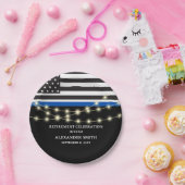 Police Retirement Party Papieren Bordje (Feest)