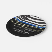 Police Retirement Party Papieren Bordje (Gekanteld)