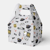 Police Themed Policeman Cop Birthday Bedankdoosjes (Achterkant)