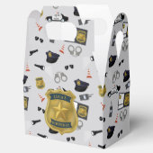 Police Themed Policeman Cop Birthday Bedankdoosjes (Geopend)